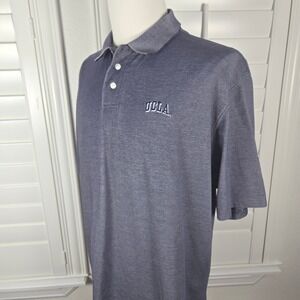 UCLA Bruins Polo Shirt Men's Large Camp David blue Short Sleeve Collegiate Golf